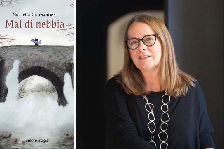 Nicoletta Gramantieri con il suo romanzo Mal di nebbia