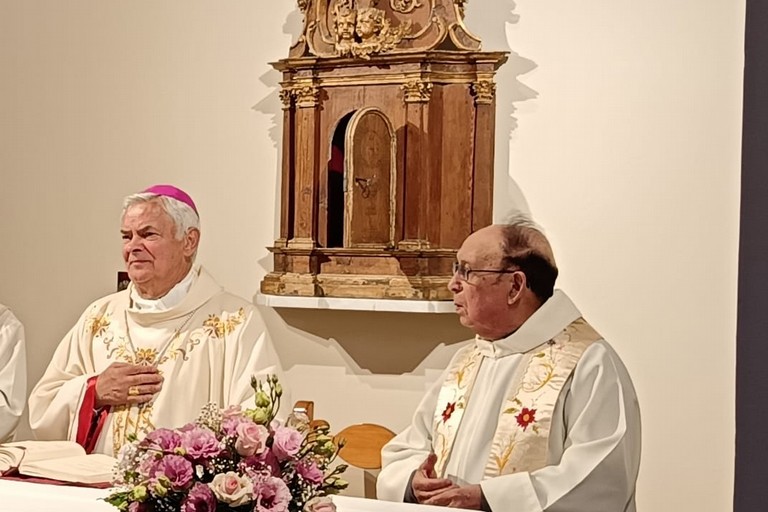 Mons. Vincenzo Pellegrini nuovo rettore della chiesa dei Cappuccini a Ruvo di Puglia. <span>Foto Teresa Fiore</span>