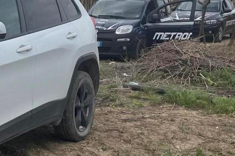 La Jeep Compass ritrovata dalla Metronotte