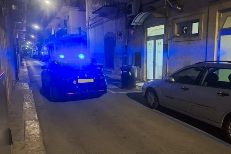 L'intervento dei Carabinieri