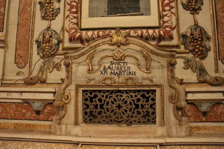 Reliquiario sant'Aurelio. <span>Foto Francesco Di Palo</span>