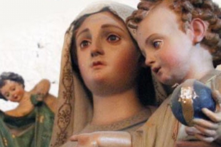 statua Madonna dei Martiri custodita a Ruvo