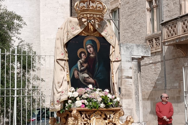tela restaurata di Maria Santissima delle Grazie. <span>Foto Teresa Fiore</span>