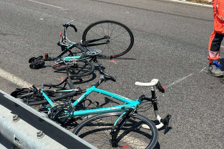L'incidente stradale avvenuto sulla strada provinciale 231