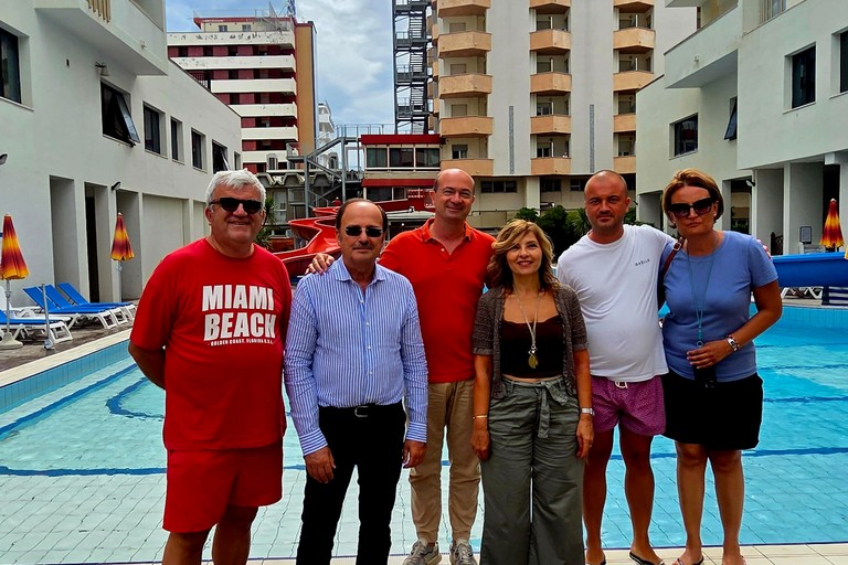 Un momento della visita dellAssessore a Montesilvano