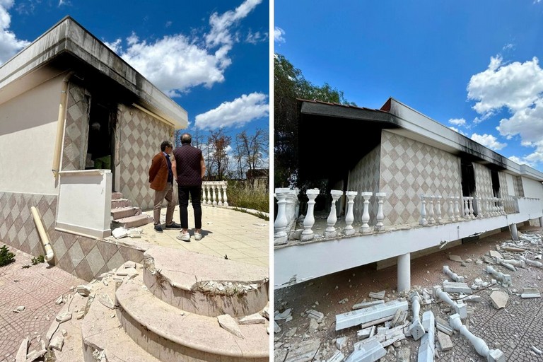 Villa confiscata a Ruvo