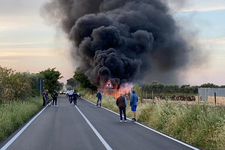 Incendio Calendano